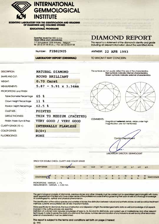 Foto 9 - Top Diamant IGI 0,70 Carat River D Lupenrein, D5420