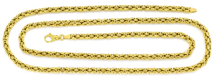 Foto 1 - Klassische Königskette 84cm lang 14K Gelbgold, K3391