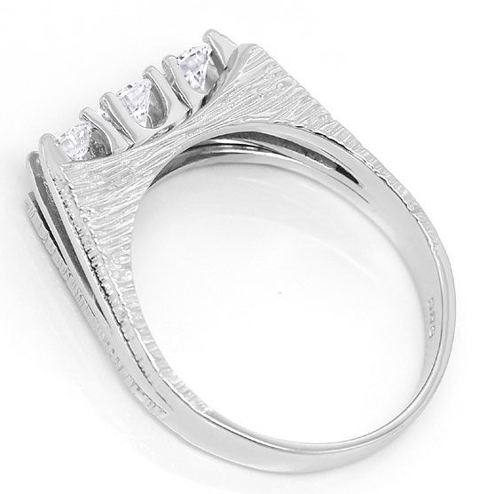 Foto 3 - Edler Diamanten-Ring 0,54ct Brillanten in 14K Weißgold, S3318